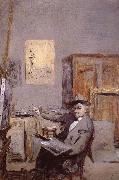 Edouard Vuillard The last visit Vern memorial Sweden oil painting artist